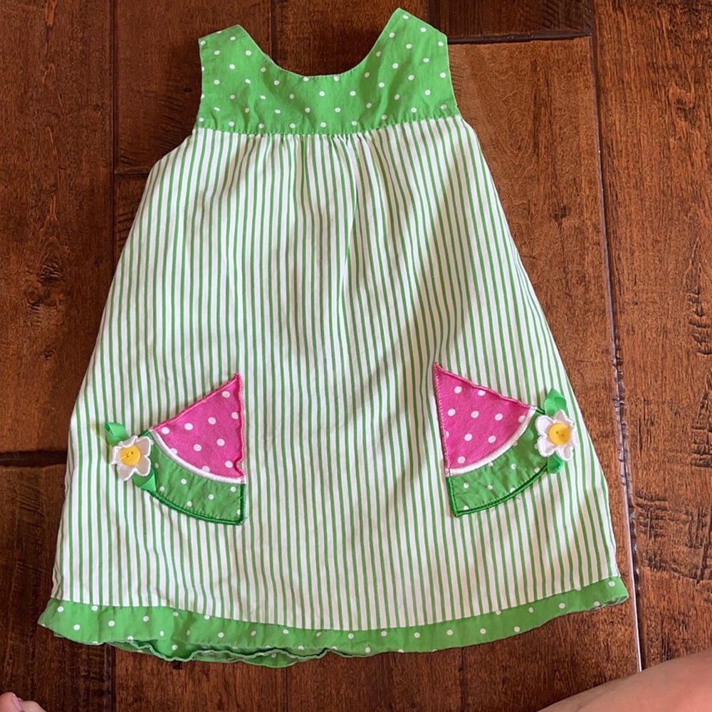 Peaches and cream watermelon dress